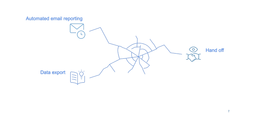 Illustration: ClockBase bi-weekly and custom time and attendance reports for payroll